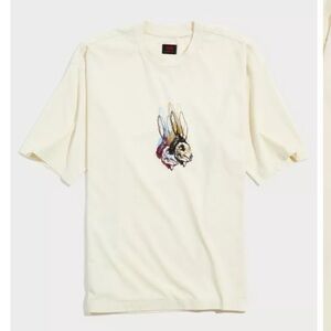 Levi’s Skate Graphic Boxy Tee XS Mens Cream Bunny